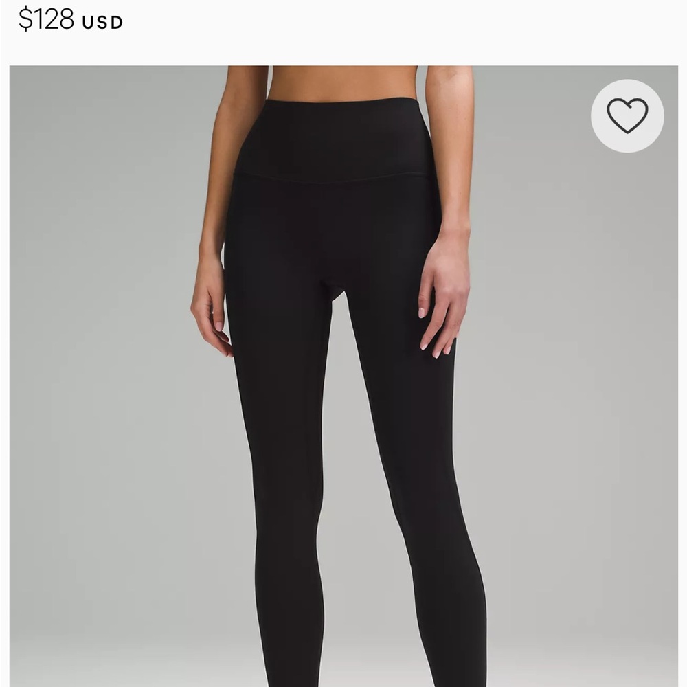lululemon athletica Black Align High Rise Athletic Leggings